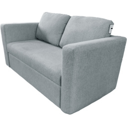 DS Living Brenta 2 Seater Silver Woven Fabric Slide Out Sofa Bed with Storage - Wilko - thumbnail 4