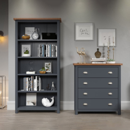 Core Products Dunkeld 4 Drawer Midnight Blue Chest of Drawers - Size: 4 Drawers - Wilko - thumbnail 4