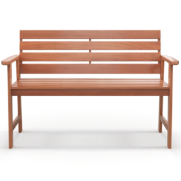 Costway 2 Seater Patio Hardwood Bench - Cream - Wilko - thumbnail 4