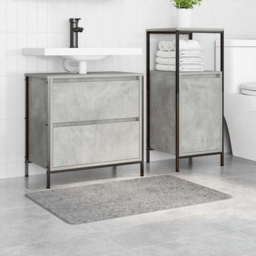 vidaXL Grey Anti-Slip Bath Mat 60 x 90cm - Size: 0.2 x 60 x 90cm - Wilko - thumbnail 3