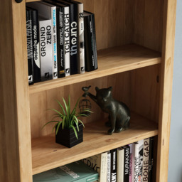 VIDA DESIGNS Corona 5 Shelf Brown Large Bookcase - Wilko - thumbnail 5