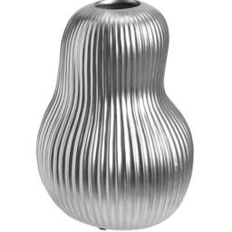 Living and Home Silver Artistic Gourd Flower Vase - Wilko