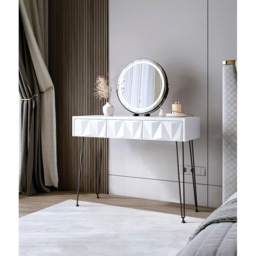 CARME Home Riley 3 Colour LED Black Touch Sensor Light Mirror - Size: 16 x 58 x 59.5cm - Wilko - thumbnail 7