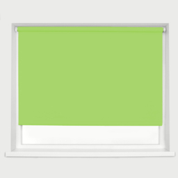 Caecus Blackout Roller Blinds Lime Green 60cm x 120cm - Size: 160 x 60 x 5cm - Wilko