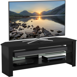 AVF Calibre Plus 2 Shelf Black Oak TV Unit - AVF Group Ltd - Wilko - thumbnail 5