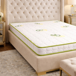 Sareer Eco Birch Small Single Memory Foam Mattress - White - Wilko - thumbnail 5