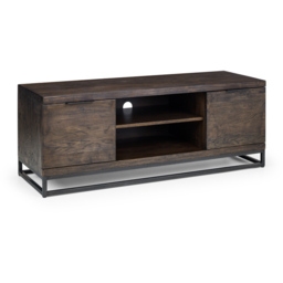 Julian Bowen Brooklyn Dark Oak TV Unit - Size: 45 x 135 x 51cm - Brown - Wilko - thumbnail 3