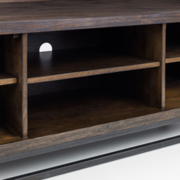 Julian Bowen Brooklyn Dark Oak TV Unit - Size: 45 x 135 x 51cm - Brown - Wilko - thumbnail 6