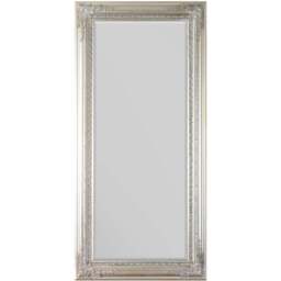 MirrorOutlet Caspian Vintage Silver Antique Wall Mirror 178 x 87cm - Wilko