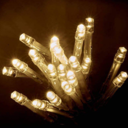 Shatchi 40 Warm White LED Clear Cable Christmas String Light 4m - Yellow - Wilko - thumbnail 4