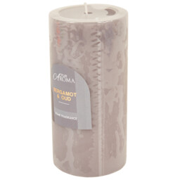 Sandalwood or Bergamot Scented Pillar Candle - True Aroma - Wilko - thumbnail 6
