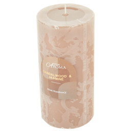 Sandalwood or Bergamot Scented Pillar Candle - True Aroma - Wilko - thumbnail 5