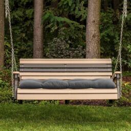Living and Home Dark Grey Rectangular Tufted Bench Cushion Seat Pad - Size: 40 x 120cm - Wilko - thumbnail 6