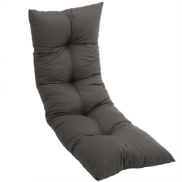 Living and Home Dark Grey Rectangular Tufted Bench Cushion Seat Pad - Size: 40 x 120cm - Wilko - thumbnail 4