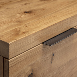 Julian Bowen Brooklyn 2 Door 2 Shelf Oak TV Unit - Size: 45 x 135 x 51cm - Brown - Wilko - thumbnail 7