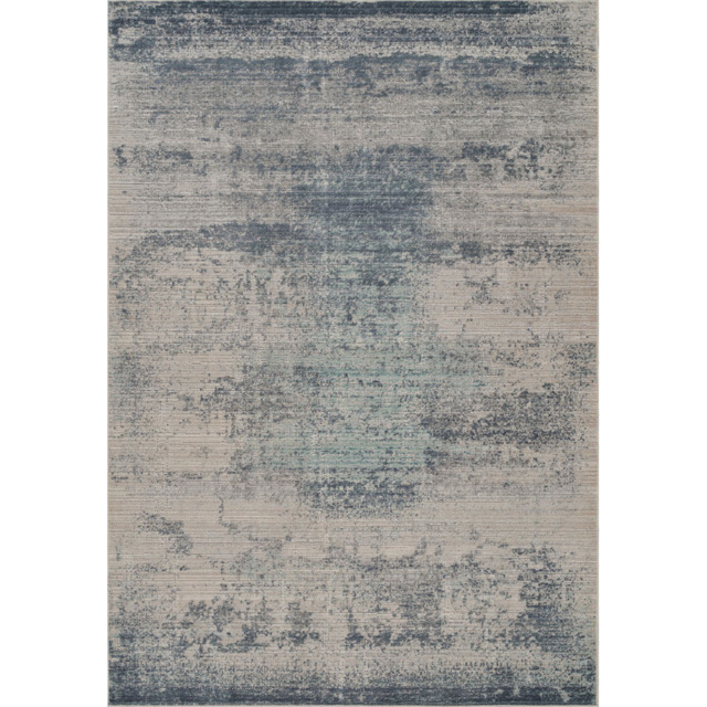 Desire Rugs Maia Navy Mist Abstract Non Slip Rug 160 x 240cm - Blue - Wilko - image 1