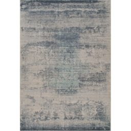 Desire Rugs Maia Navy Mist Abstract Non Slip Rug 160 x 240cm - Blue - Wilko - thumbnail 1