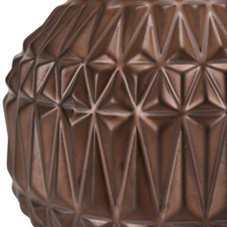 Pacific Lifestyle Anneli Bronze Aztec Texture Ceramic Table Lamp - Gold - Wilko - thumbnail 4