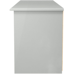 Crowndale Camden Single Door 5 Shelf Grey Gloss and Dusk Grey Wide TV Unit Ready Assembled - Size: 50 x 146 x 42cm - Grey Gloss & Dusk Grey - Wilko - thumbnail 4
