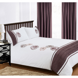 Intimates Florentine King Size Duvet Set - Purple - Wilko - thumbnail 6