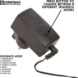 The Christmas Workshop 960 Warm White LED Cluster String Light - Wilko - thumbnail 7