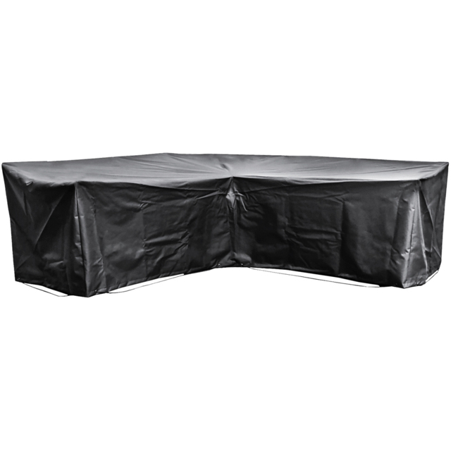 Cozy Bay EZBreathe Medium L Shape Black Sofa Cover - Size: 80 x 215 x 215cm - Wilko - image 1