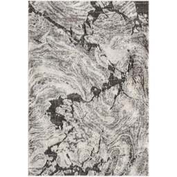 Desire Rugs Eleanor Grey Abstract Embossed Rug 80 x 150cm - Size: 80 x 150 x 2cm - Wilko - thumbnail 1