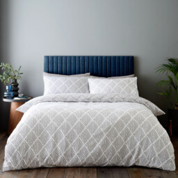 Artemis Grey King Size Duvet Set - Wilko - thumbnail 3