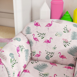 AIYAPLAY Pink Flamingo Kids Armchair - Wilko - thumbnail 4