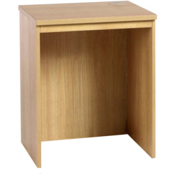R White Cabinets Small Laptop Desk Brown - Size: 72.8 x 60 x 54cm - Wilko - thumbnail 3