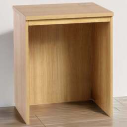 R White Cabinets Small Laptop Desk Brown - Size: 72.8 x 60 x 54cm - Wilko - thumbnail 1
