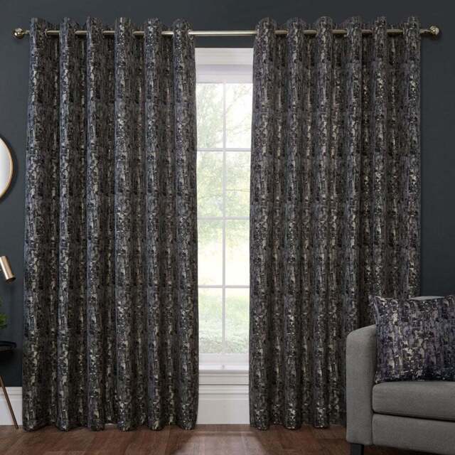 Aster Blackout Eyelet CurtainCharcoal229cm - Divante - Wilko - image 1
