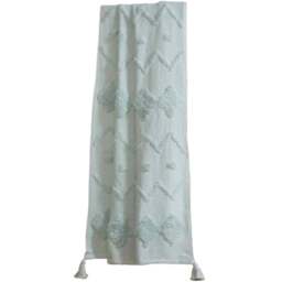 Rapport Home Juniper Blue Tufted Cotton Blanket Throw 50 x 60cm - Size: 4 x 50 x 60cm - Wilko
