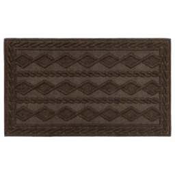 JVL Brown Knit Indoor Scraper Doormat 45 x 75cm - JVL Homewares - Wilko - thumbnail 1