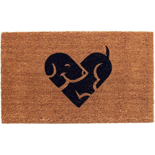 Coco & Coir Puppy Love Coir Door Mat 45 x 75cm - n/a - Coco & Coir ® - Wilko - image 1
