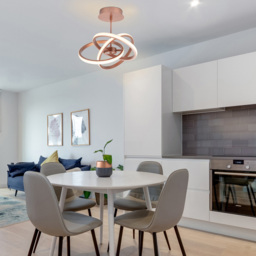 Cosylyte Ridgley 3 Ring Copper Asteroid LED Pendant Light - Size: 40.5 x 39.5 x 15cm - Gold - Wilko - thumbnail 7