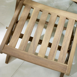 Furniturebox Jarrow and Essen 4 Seater Round Wooden Dining Set Light Teak - Brown - Wilko - thumbnail 5