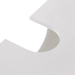 Premier Housewares White Wood Under-Sink Bathroom Cabinet - Size: 60 x 30 x 60cm - Wilko - thumbnail 6