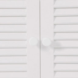 Premier Housewares White Wood Under-Sink Bathroom Cabinet - Size: 60 x 30 x 60cm - Wilko - thumbnail 7
