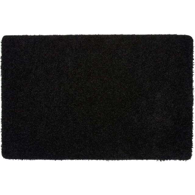 My Rug Black Rug 80 x 120cm - Size: 80 x 120 x 2cm - Wilko - image 1