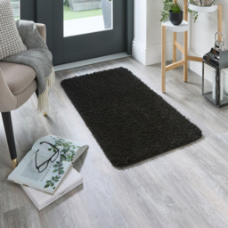 My Rug Black Rug 80 x 120cm - Size: 80 x 120 x 2cm - Wilko - thumbnail 3