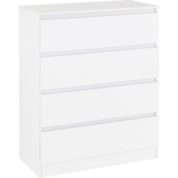 Seconique Malvern White 3 Piece Bedroom Furniture Set - Wilko - thumbnail 6