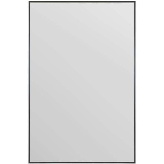 The Artus Black Aluminium Wall Mirror 120 x 80cm - MirrorOutlet - Wilko - image 1