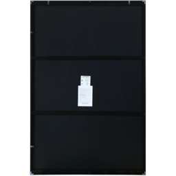 The Artus Black Aluminium Wall Mirror 120 x 80cm - MirrorOutlet - Wilko - thumbnail 5