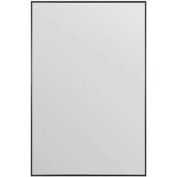 The Artus Black Aluminium Wall Mirror 120 x 80cm - MirrorOutlet - Wilko - thumbnail 1
