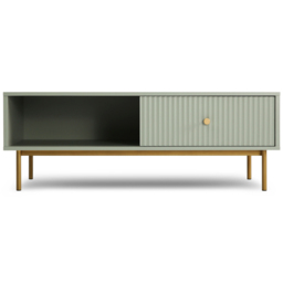 Devon Single Drawer Single Shelf Sage Coffee Table - Green - Home Garden Direct - Wilko - thumbnail 3