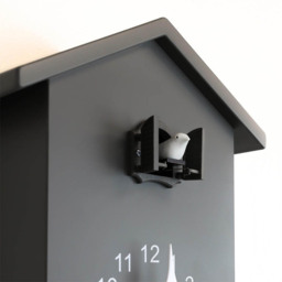Walplus Grey Cuckoo Window Clock with Removable Pendulum 25cm - Size: 25 x 10 x 2cm - Wilko - thumbnail 5