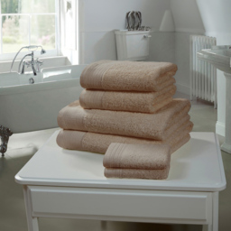 Rapport Home Chatsworth Super Soft 600gsm Combed Cotton Cream Bath Towel - Wilko - thumbnail 3