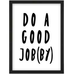 Artery8 Funny Scottish Bathroom Good Jobby Framed Wall Art Print 21 x 29.7cm - Size: 32.3 x 23.4 x 1.5cm - White - Wilko - thumbnail 1