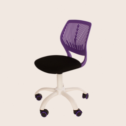 Core Products Loft Purple and Black Compact Study Chair - Wilko - thumbnail 4